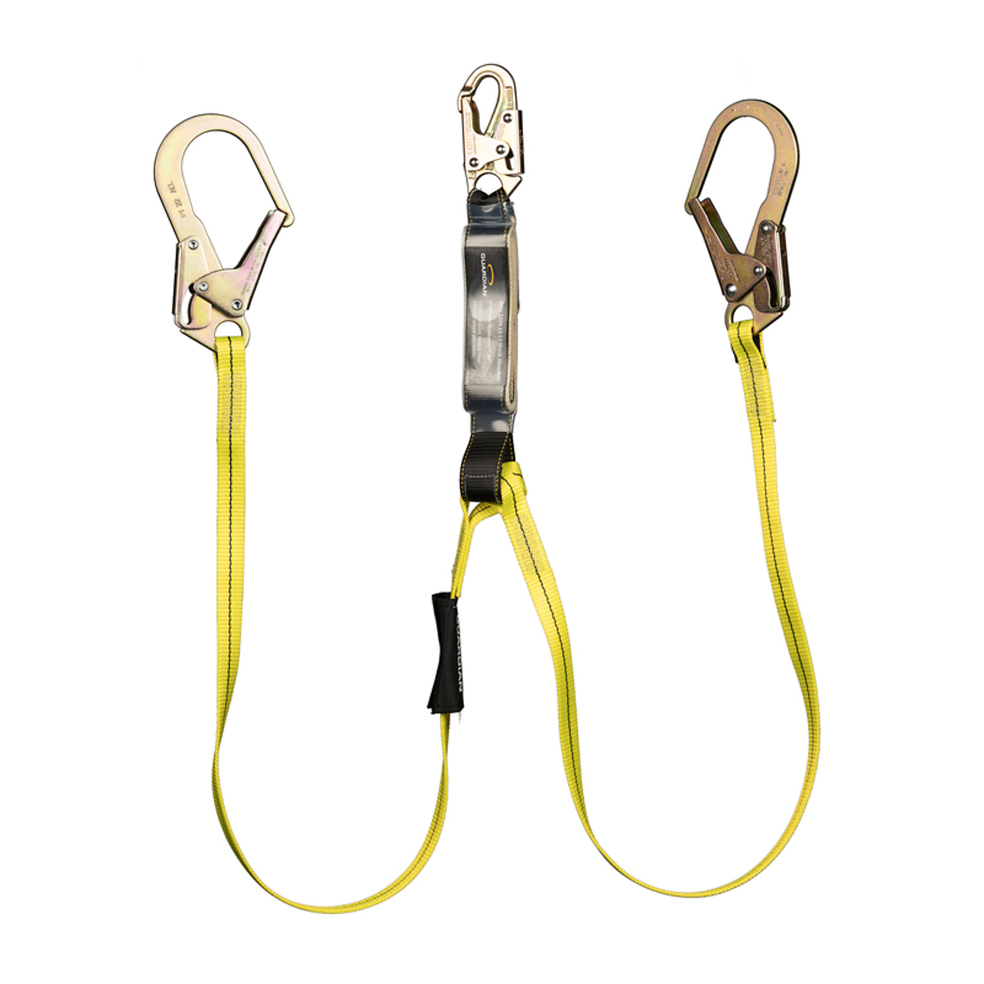 Guardian™ 01231 External Shock Lanyard Rebar Hooks – 6 ft Dual Leg | Lightweight Shock Pack | Self Locking Rebar Hooks | ANSI and OSHA Compliant